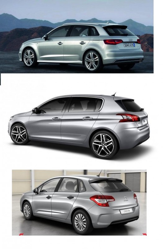 arrière audi-a3-sportback vs 308 II vs C4 II.JPG